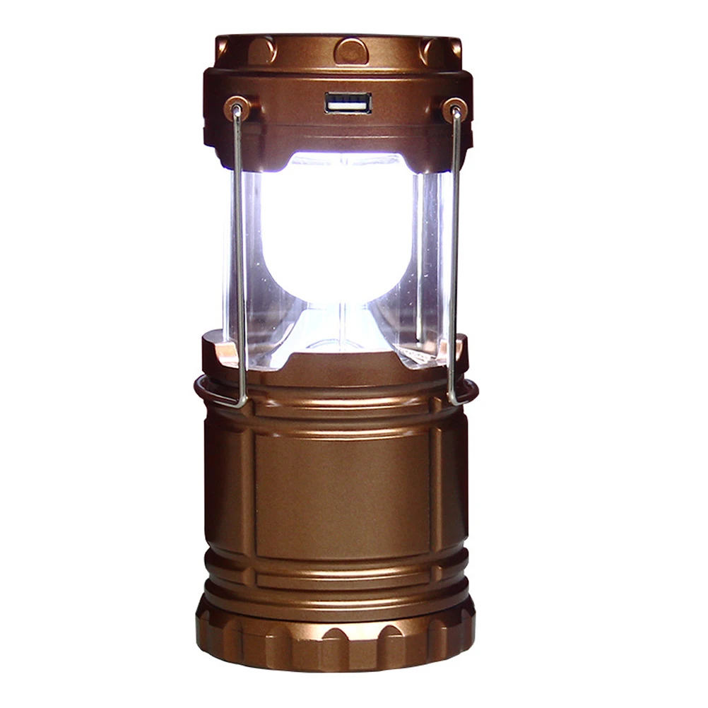 

Solar Camping Lights Portable Led Tent Lamp Hanging Chargeable Emergency Lantern Lightweight Durable Easy Storage Gift Idea For