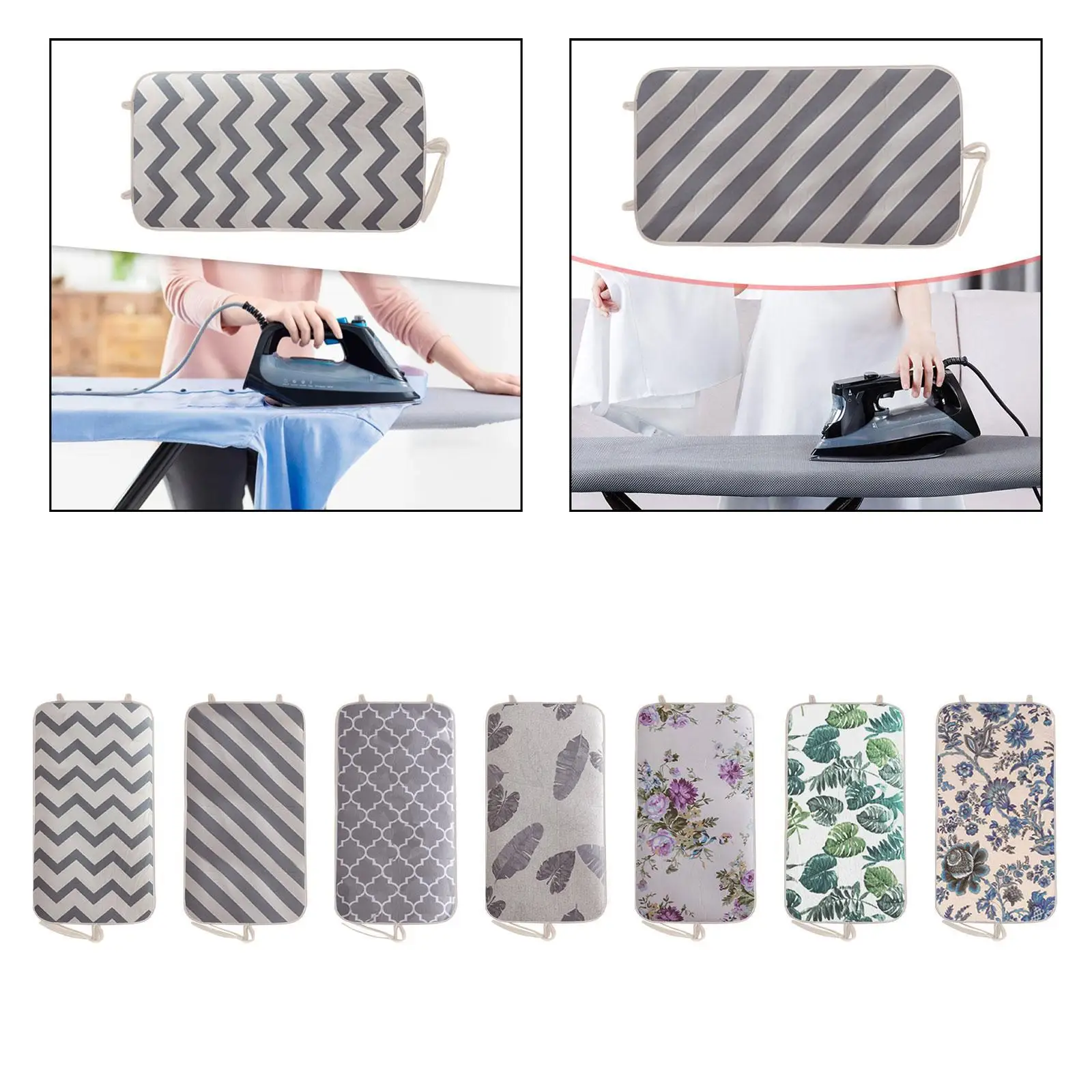 Ironing Mat Pad for Handheld Steamer Accessory Vertical Press Pad over The Door Steamer Pad for Dorm Apartment Travel Household