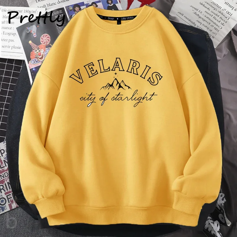 Acotar Women Sweatshirt Velaris City of Starlight Sweatshirts Bookish Sarah J Maas Hoodie Night Court Reader Womens Clothing