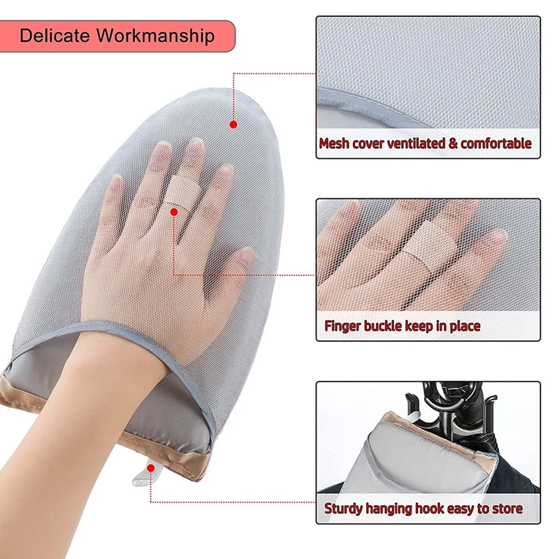 Clothing Steam Iron Gloves Steam-Proof Gloves Heat-Resistant Clothing Steam Gloves Clothing Steam Accessories