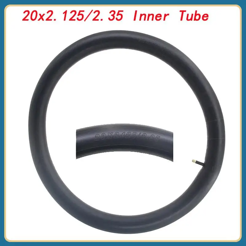 1/2 Stück Fahrradschlauch 20x2.125/2.35 aus Gummi für 20-Zoll-Fahrradreifen, BMX-Fahrradschlauch