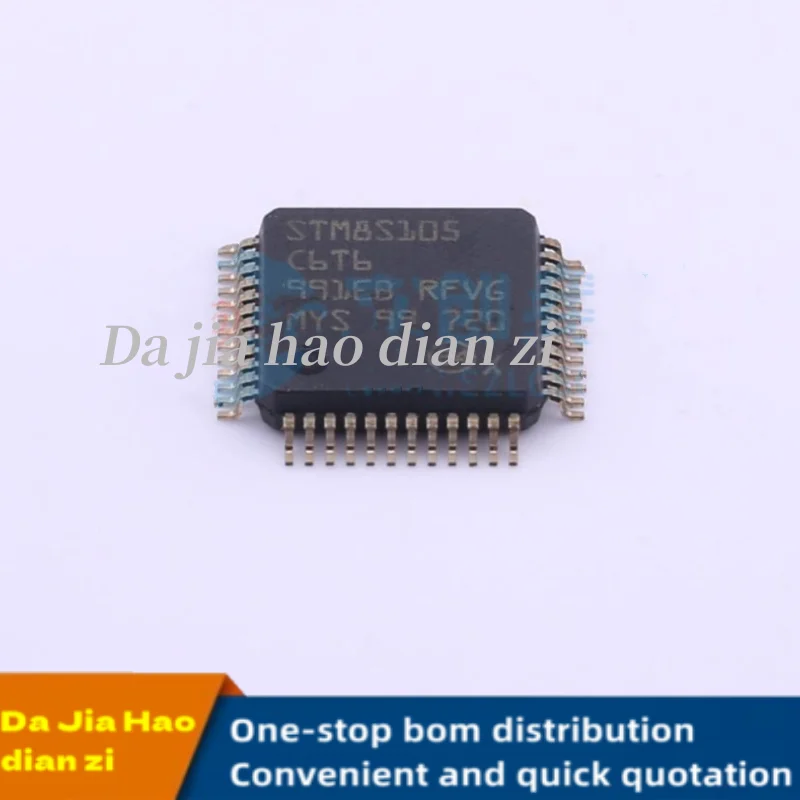 2pcs/lot STM8S105C6T6 LQFP-48 ic chips in stock