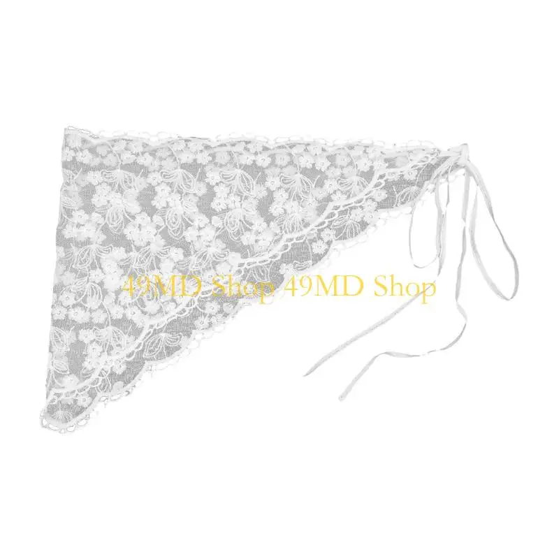 49md-バレエコア-ヘッドスカーフ-ホワイト-刺繍入り-ヒジャブ-バレエコア-アーティスティック-ターバン-女の子やファッション愛好家向け