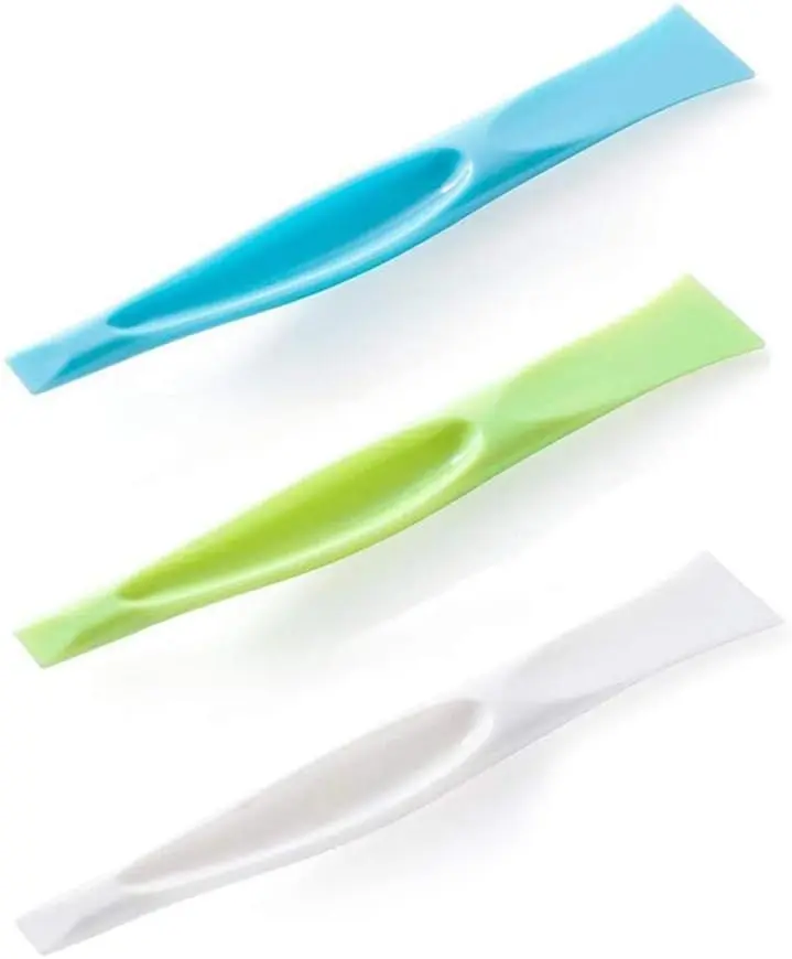 3 PCS Cleaning Sticker Scraper Tool for Label Remover Gum Remover Multipurpose Non-Scratch Hard Plastic Cleaning Scraper Tool