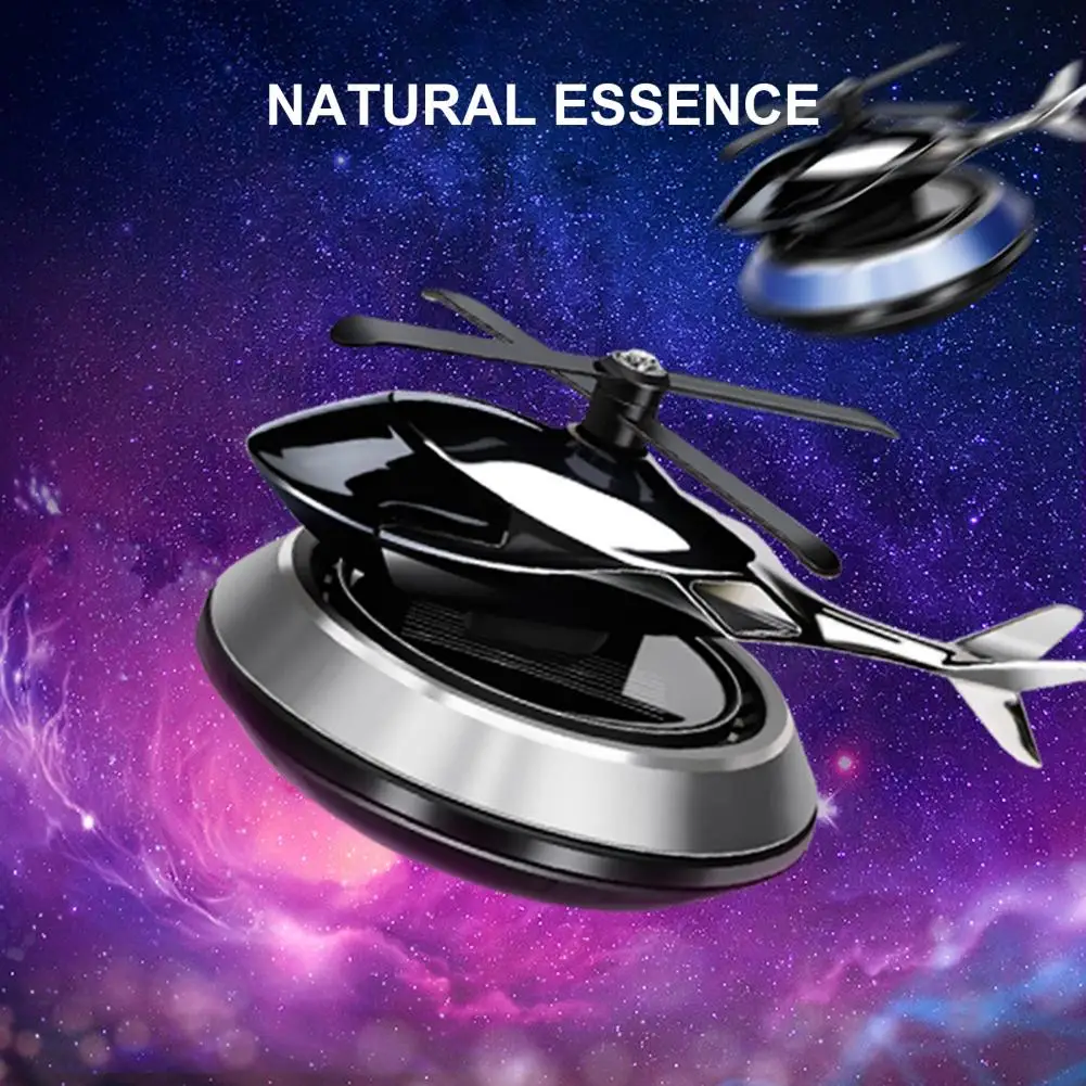 

Aromatherapy Diffuser Cool Appearance Long Lasting Dashboard Decoration Solar Energy Helicopter Model Air Freshener for Automobi