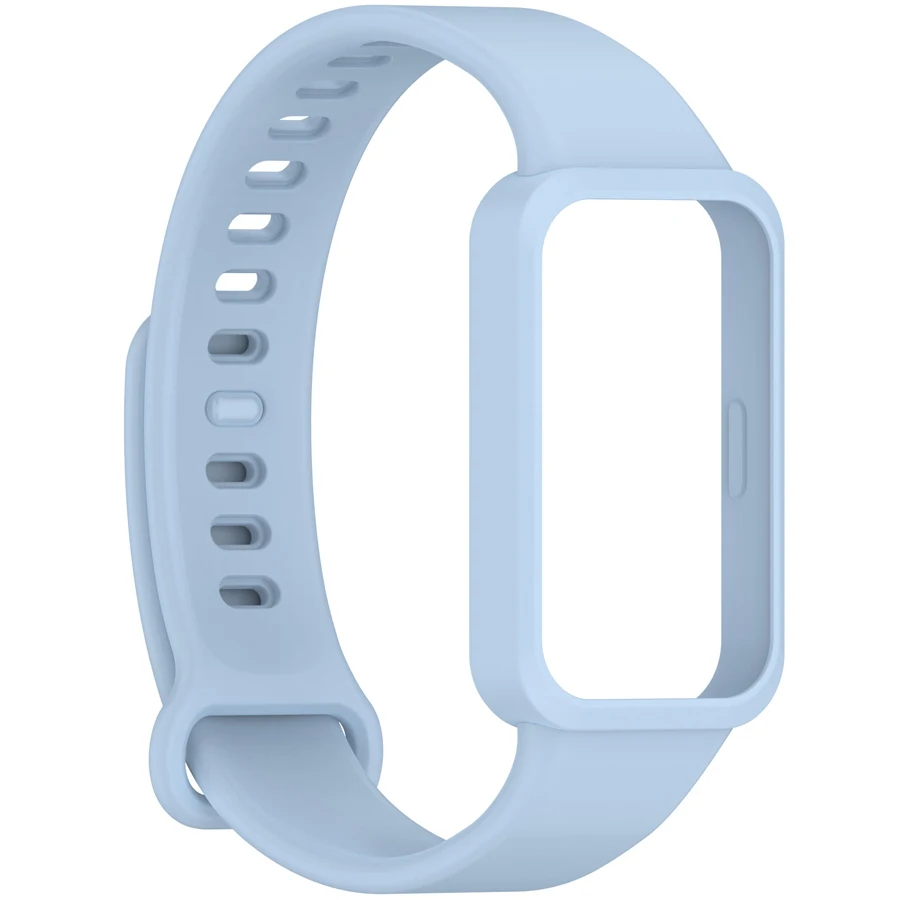 Weiches Silikonarmband für Xiaomi Smart Band 9, aktive Armband, Smartwatches, Zubehör, Armband für Redmi Band 3, Armband mit PC-Gehäuse – Detail 19