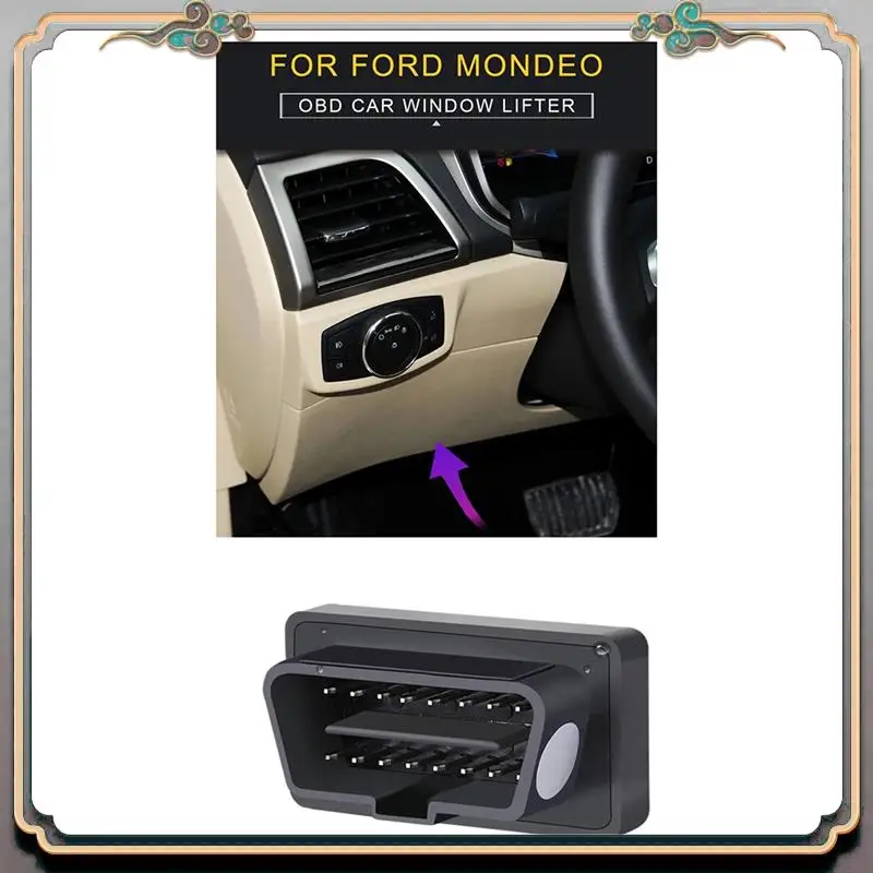 

A73Q-OBD Module Window Closer Auto Speed Lock Window Closer Automatic Window Lifter For Ford Mondeo 2022 2023 Spare Parts Access