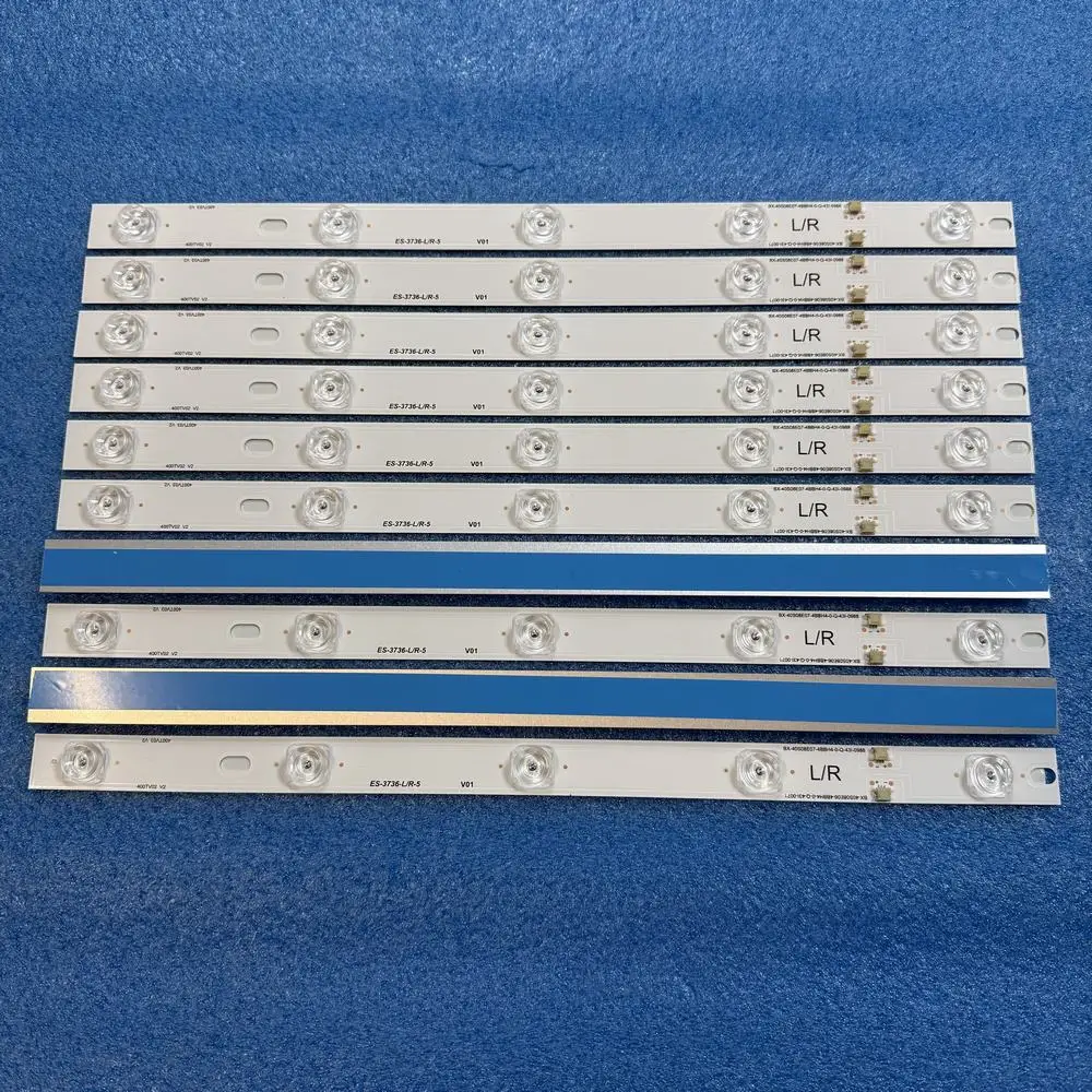 شريط LED (10) لباناسونيك TX-40AS640E TX-40AX630B TX-40AS640B BX-40S08E07-4BBH4-0-Q-431-0988 BX-40S08E06-4BBH4-0-Q-431-0071 #3