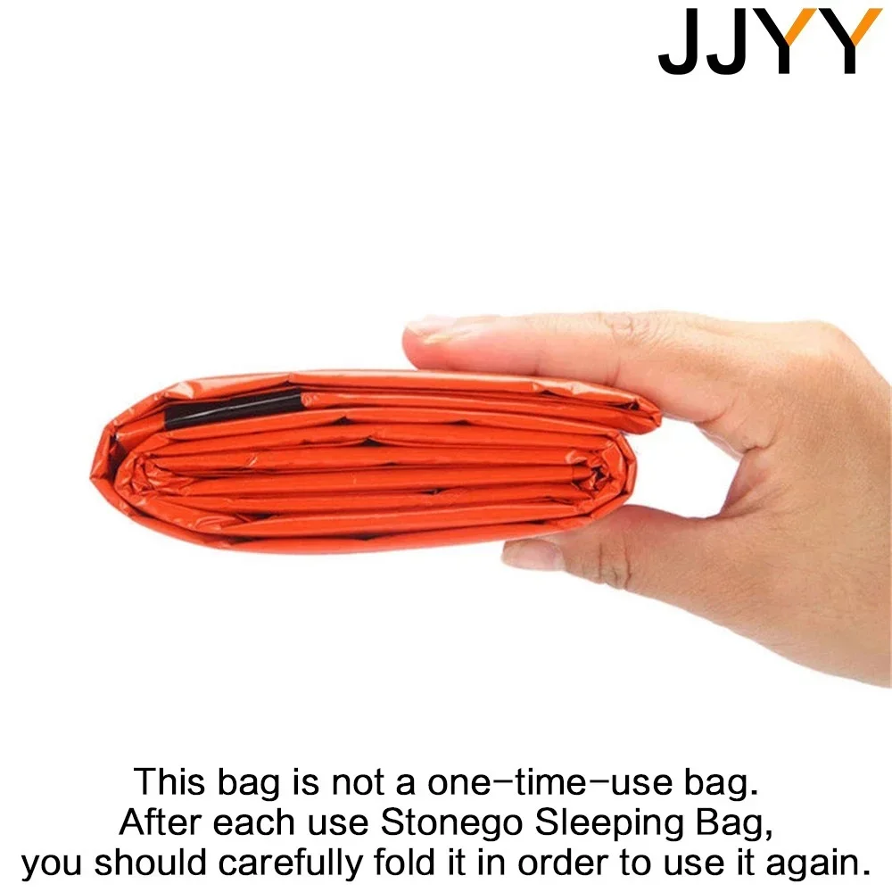 Portable Emergency Sleeping Bag Waterproof Survival Fishing Camping Hiking Travel Bag Stonego Outdoor Tools Accessories