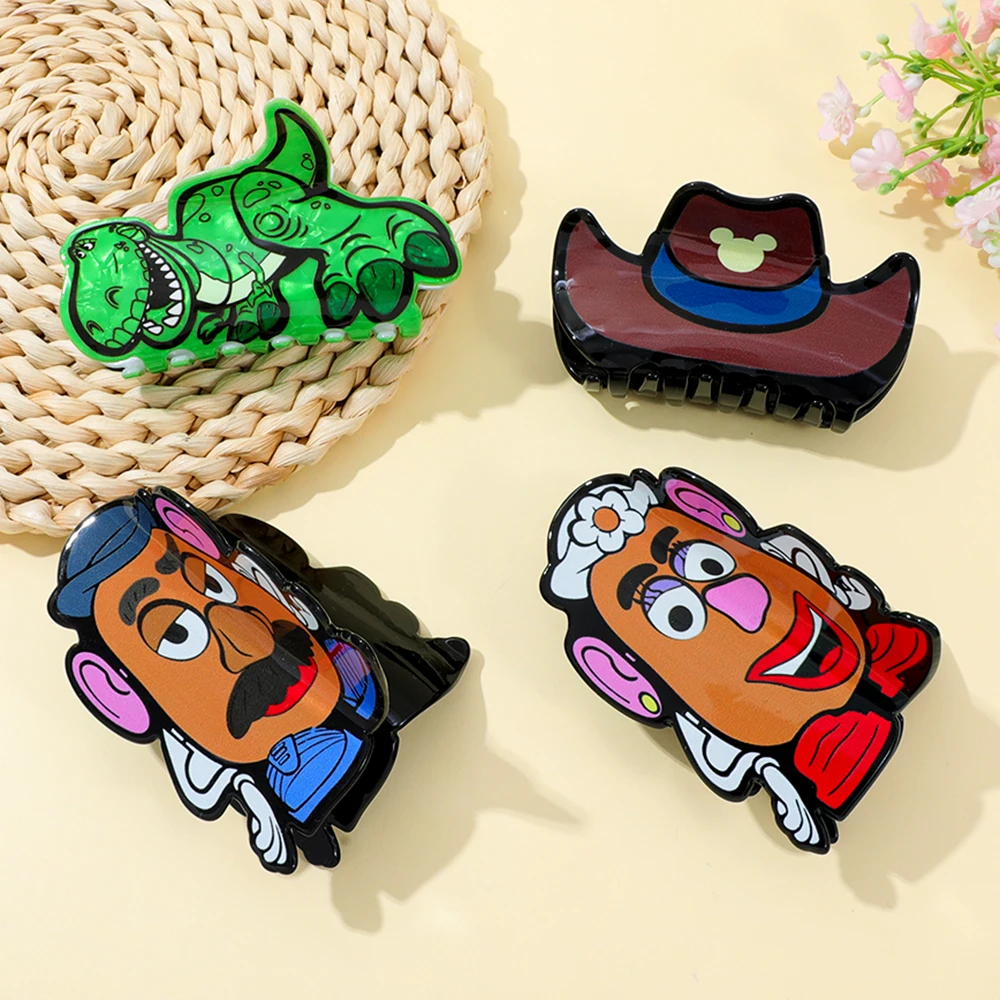 1PC/4PCS Hair claws designed based on characters from Disney·Pixar's classic animation "Toy Story", a multi-functional hair