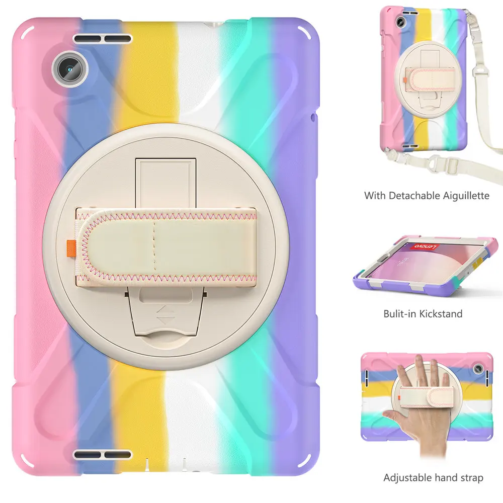 

Для Lenovo Tab M8 4th 2023 TB-300FU M8 FHD TB-8705F HD TN-8505F TB-8506F чехол противоударный детский безопасный ПК силиконовый чехол для планшета