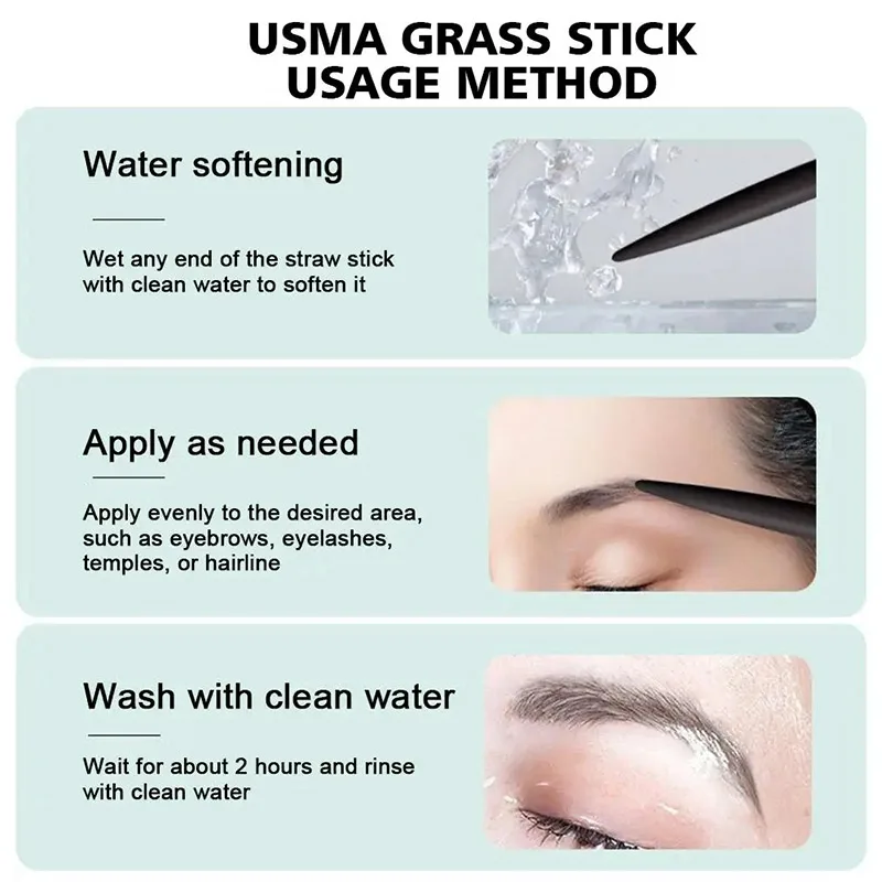 Usman Herb Eyebrow Pencil Volumizing Eyebrows Organic Eyebrow Pencil Hair Growth Activator Prevents Loss Solve Sparse Brows!