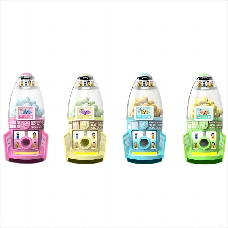 Shopping Mall Coin Operated Games Acrylic Amusement Kids Children Play Gashapon Capsule Vending Machine For Sale