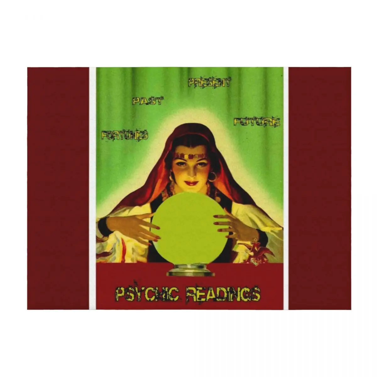 

PSYCHIC READINGS: Gypsy Fortune Teller Print Throw Blanket Comforter Blankets For Sofas For Baby Camping Blankets