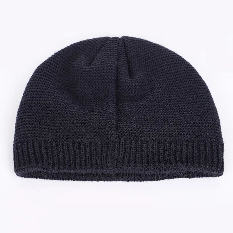 New winter knit hats men\'s and women\'s outdoor warm thickening plus velvet loose winter caps  brand winter ski male bone