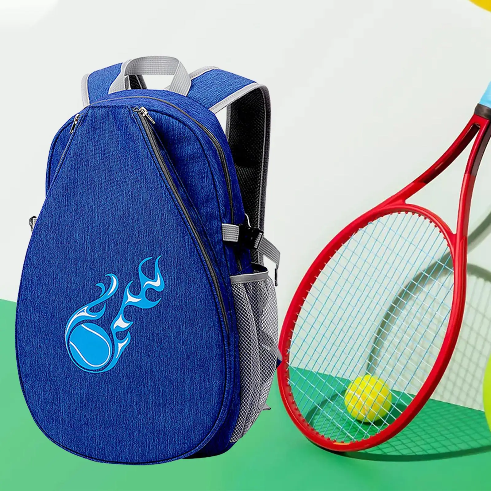 Tennis Backpack Portable Racquet Carrying Bag Tennis Bag Large Capacity for Squash Racquet, Badminton Racquet, Tennis Racket