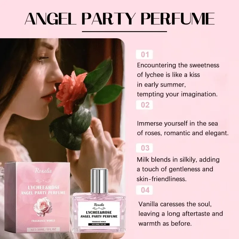 30ml Original Women Perfume Angel Evening Niche Fragrance Neck And Wrist With fragrancing Natural Fresh Atmosphere Birthday Gift