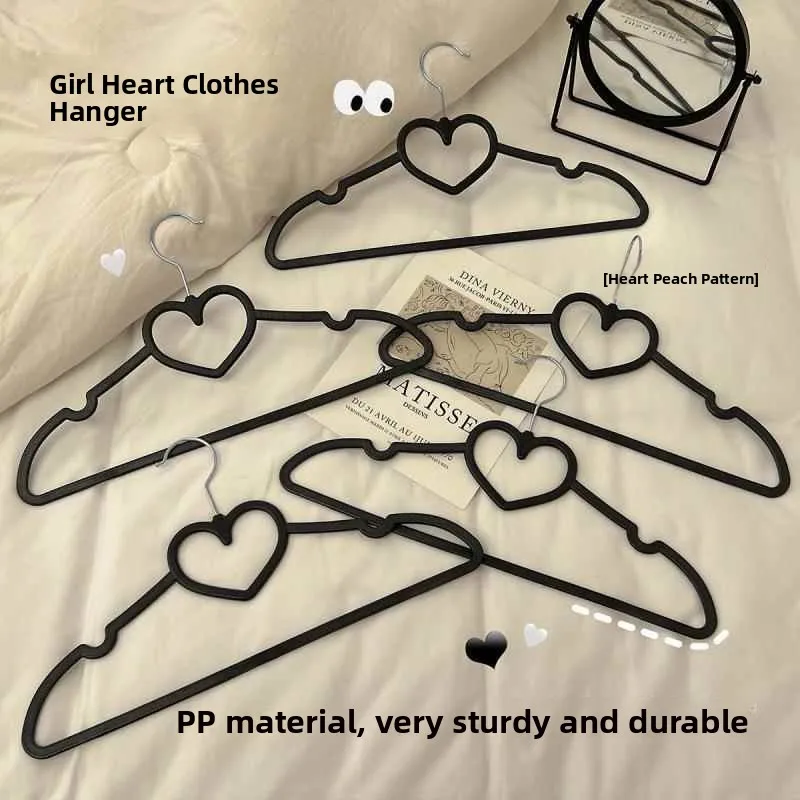 Anti-Slip  Knot Clothes Hanger Student Dormitory Traceless Clothes Drying Rack High Aesthetic Value Home Use Pink