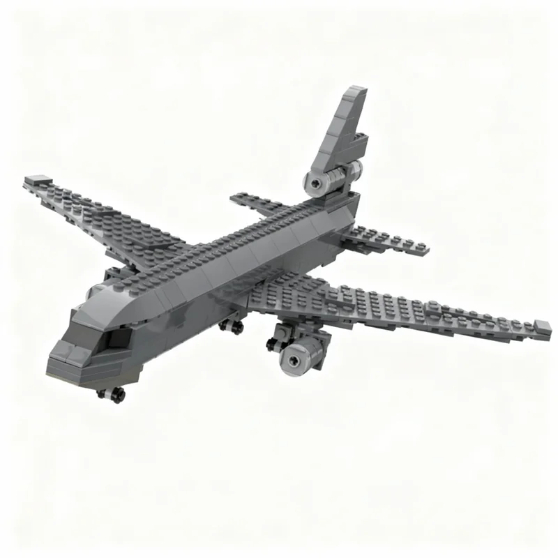 307pcs MOC City Airport McDonnell Douglas KC Extender Model Toys Building Blocks Construction Christmas Gift Brick Kids DIY