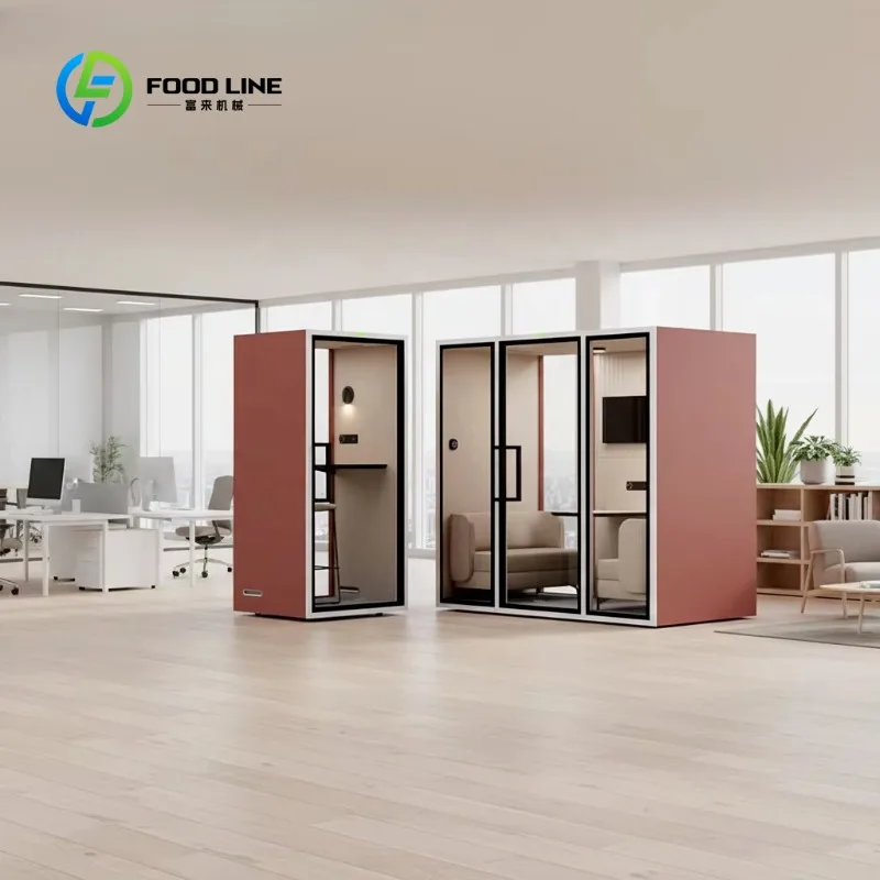 Custom Soundproof Work Booth Office Pod Acoustic Private Work Cabin Home Office Meeting Room Noise Reduction Space Device