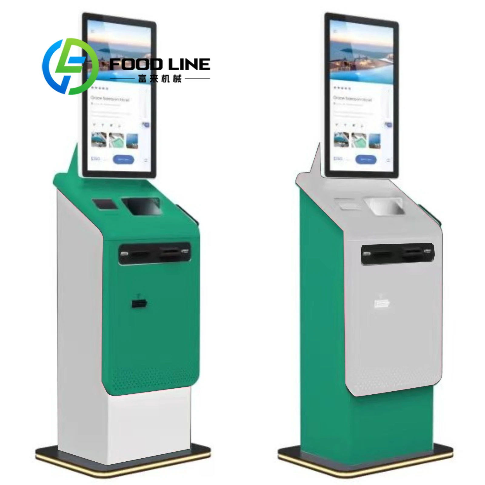Customize Compact Mobile Payment Terminal Currency Exchange Machine Self Service Kiosk Space Saving Design Commercial Use