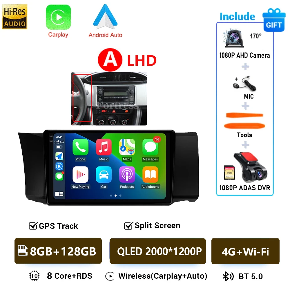 Android 16 Autoradio Voor Toyota GT86 GT 86 Subaru BRZ Scion FRS 2012 2013-2016 Multimedia Auto Stereo Video radio Carplay GPS