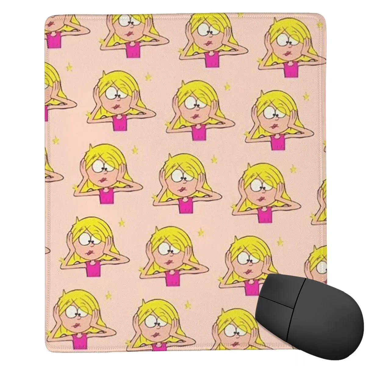 

Коврик для мыши Lizzie Mcguire Cartoon 7x9 дюймов (22x18 см) для компьютера, клавиатуры, игрового ПК, ноутбука, настольный коврик, аксессуары, коврики для стола