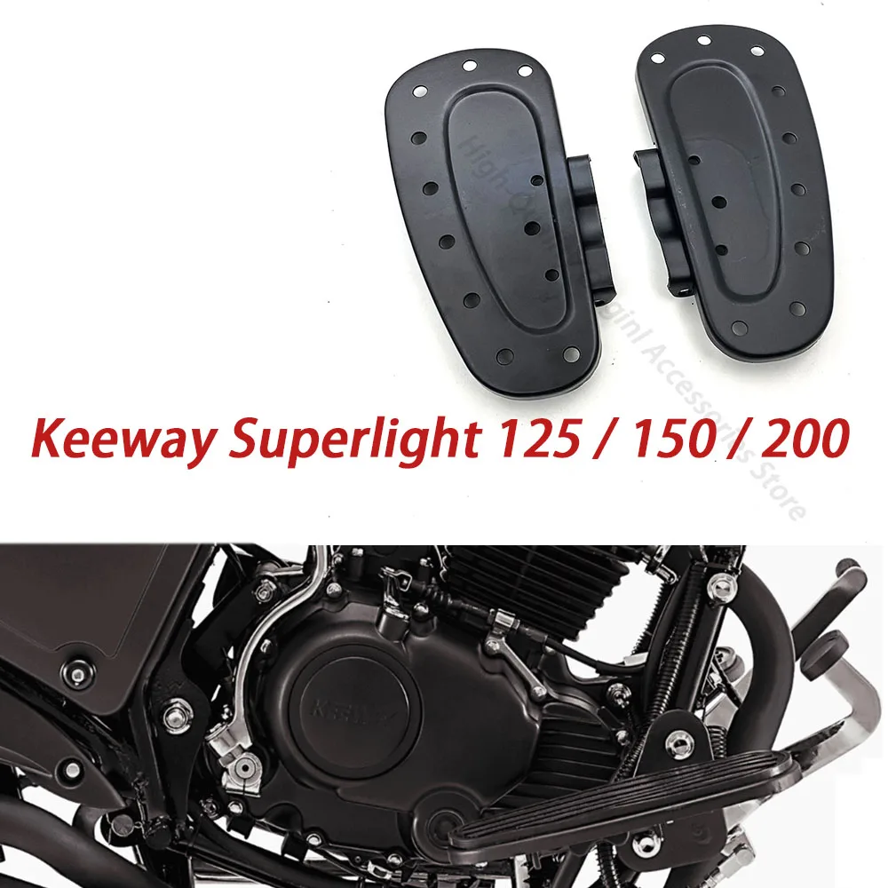 Footrests For Keeway Superlight 125 / 150 / 200 Rubber Pads Superlight 125 Footrests Rubber Pads