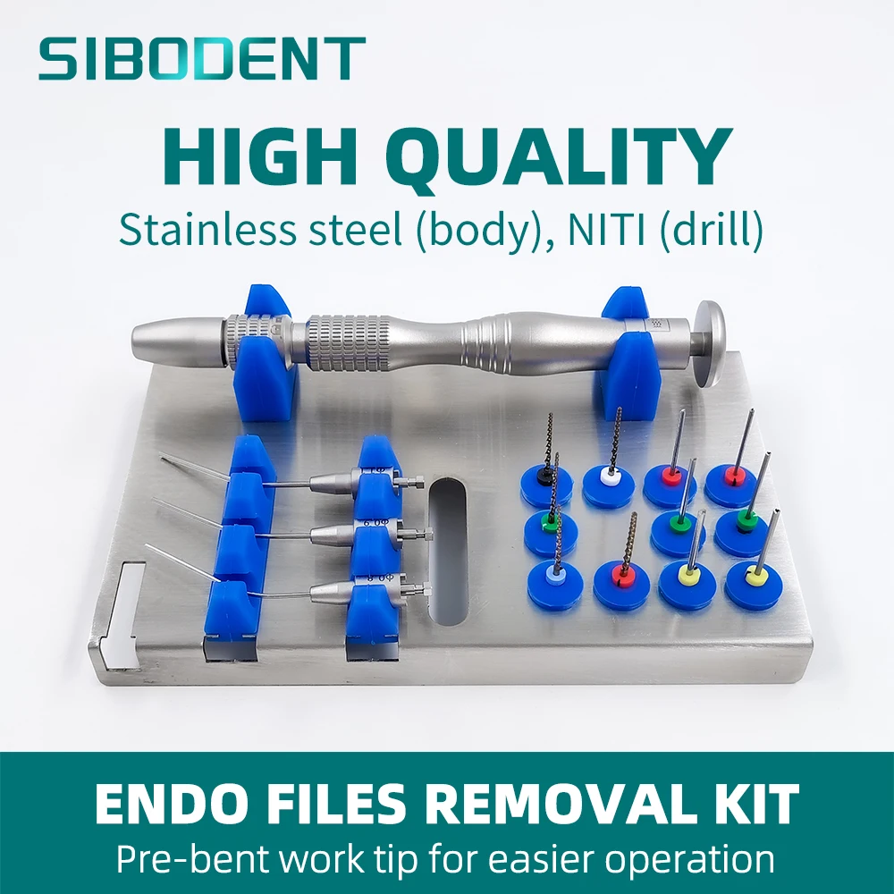 

Dental Burs Set Canal File Removal Dental Endodontic Endo File Removal System Kit Dental Products Endodontics Tools