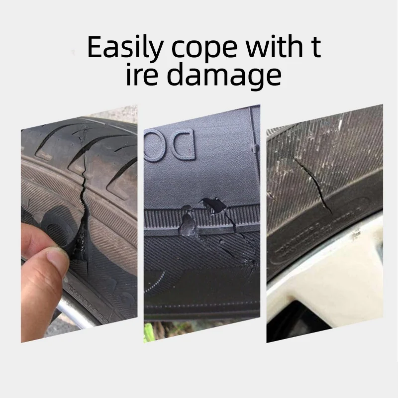 Tire Repair Glue Bike Motorcycle Tyre Repairs Instant Liquid Strong Black Wear-resistant Rubber Adhesive Glues Auto Tool