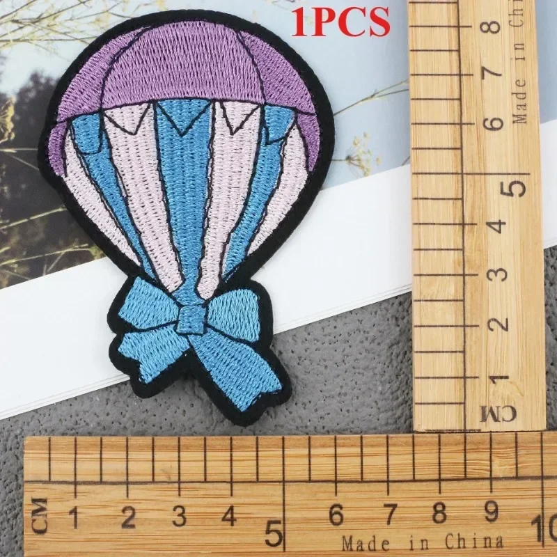 New Hot Air Balloon Embroidery Cloth Sticker Computer Embroidery Chapter Clothing Patch Sticker Cartoon Ironing Bag Decorative