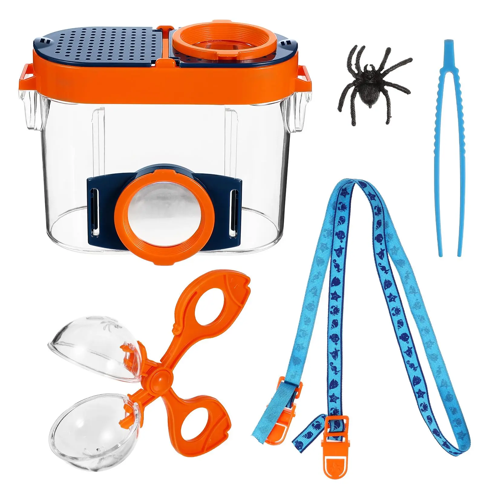 1 Set Insect Box Kit Viewer Container Critter Magnifying Cage Kids Magnifier Catcher Collecting Catching Collection Survival Box