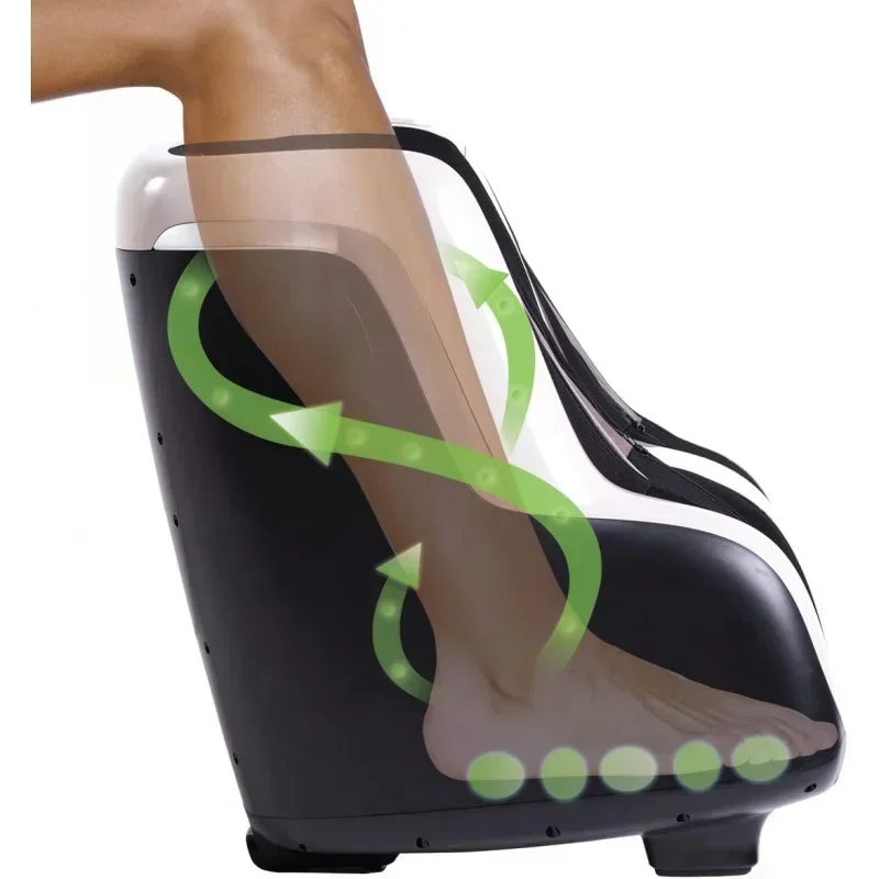 

Human touch reflex Sol Foot & calf Massager w/heat-plantar fasciitis relief circulation shiatsu deep kneading Vibra