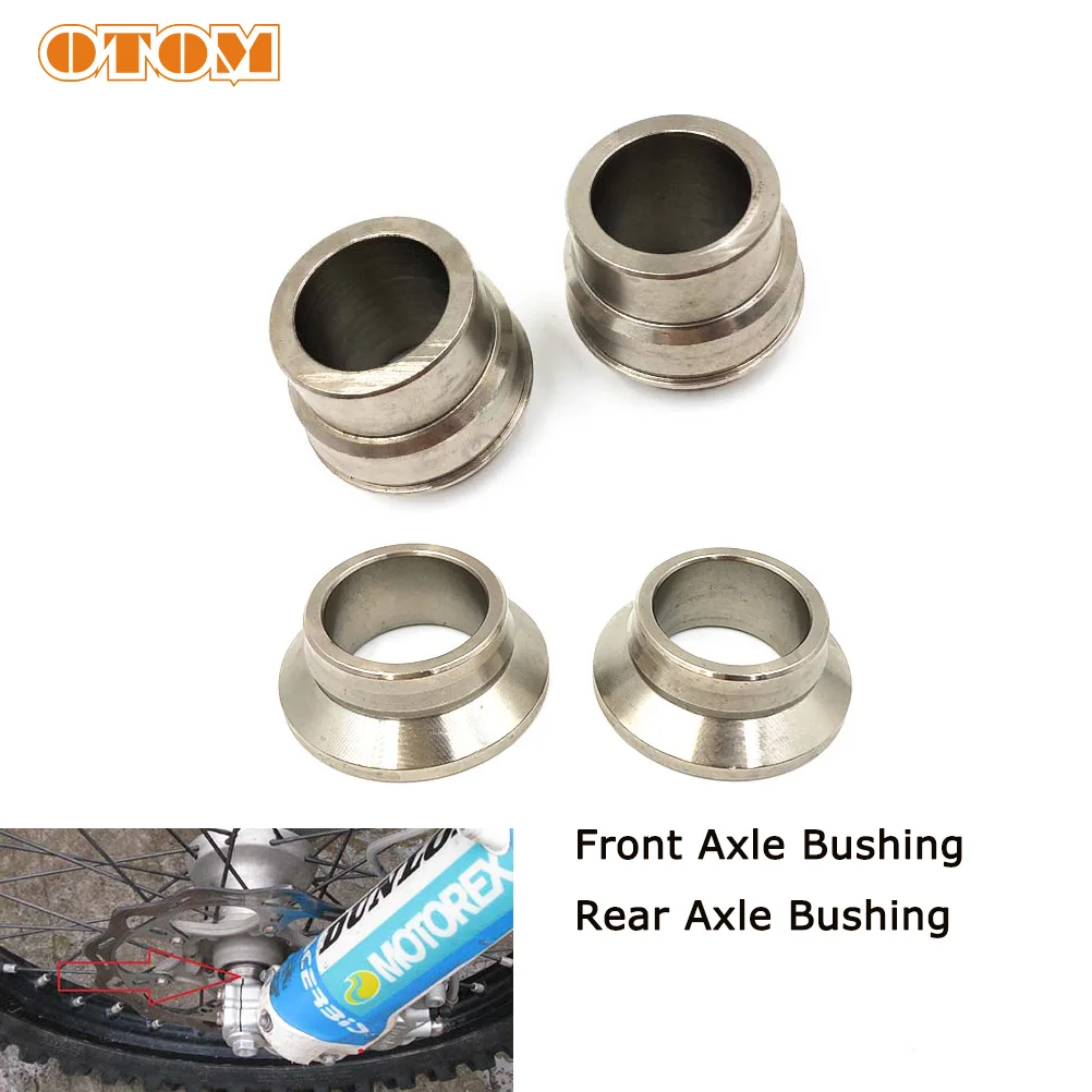 OTOM Motorcycle Front  Axle Bushing & Rear Axle Bushing For KTM SXF XCF HUSQVARNA FC FX TC GASGAS EC Wheel Hub Spacers Collars