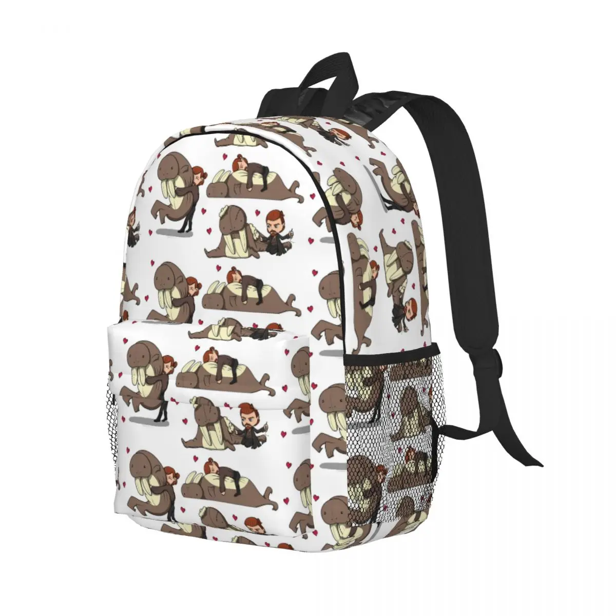 

Рюкзак «Капитан и Моррус» для дружбы, студенческий рюкзак для мальчиков и девочек, детская школьная сумка, сумки на плечо для ноутбука для мужчин и женщин