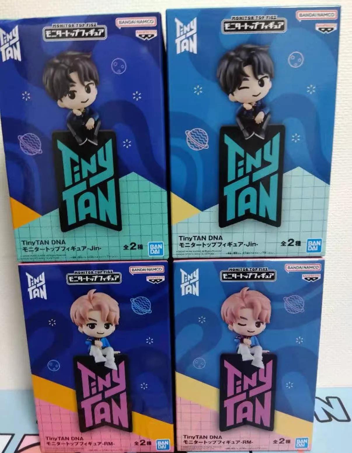 Оригинальная коллекционная фигурка Banpresto TinyTAN DNA Jin RM (Монитор Топ), аниме-модель, игрушка, в наличии