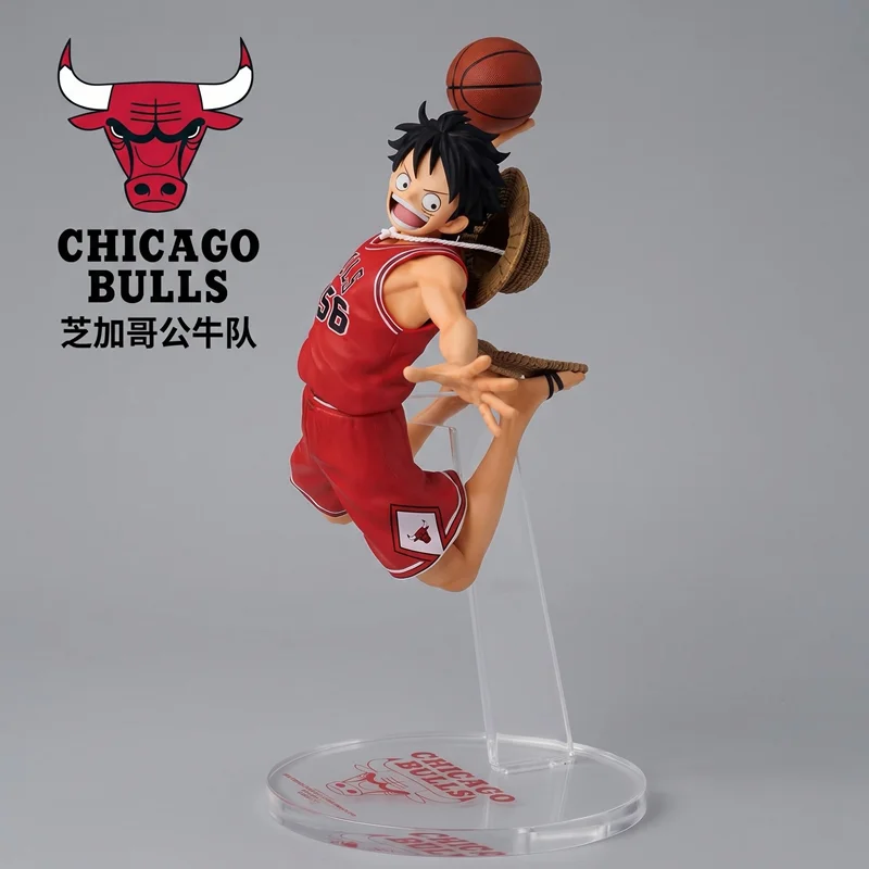 New Launch BANDAI ONE PIECE NBA MSP Straw Hat Luffy - Lakers
