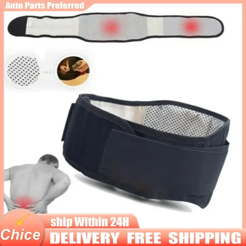 

Adjustable Waist Tourmaline Self Heating Magnetic Therapy Back Waist Support Belt Lumbar Brace Massage Band Health Care Medical