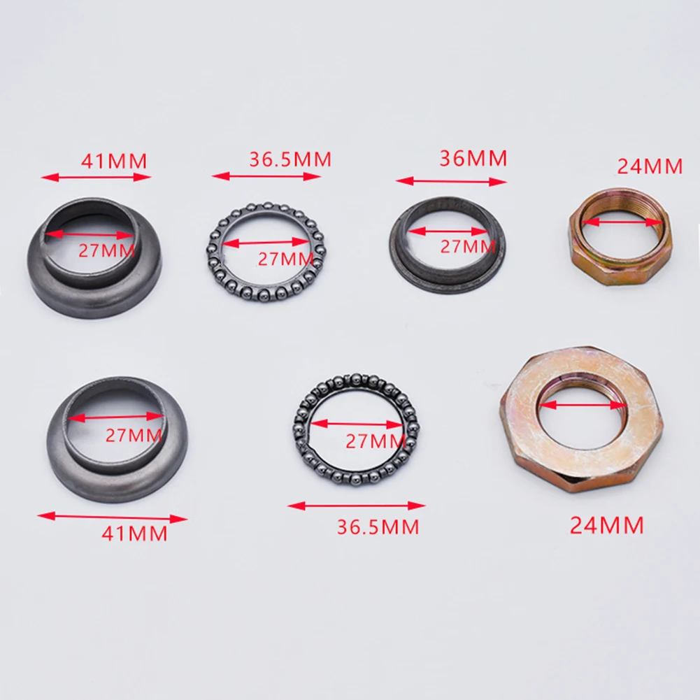 Set Lightweight E Bike Bicycle Headset Bike Headset Road Bike Steel Bicycle Compatibility Package Content Bicycle