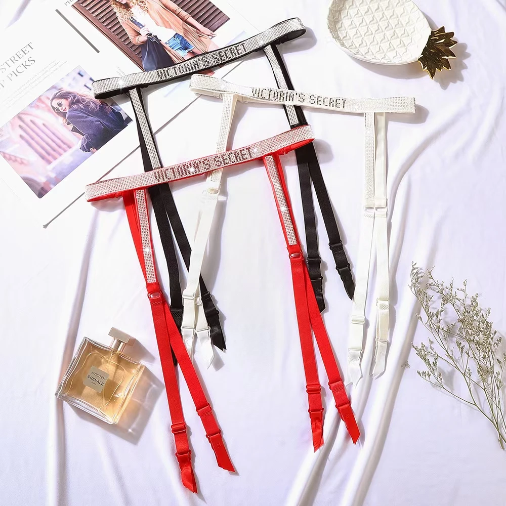 Rhinestone Bra Strap Beha-bandjes Verstelbare Elasticiteit Bra Shoulder Strap Detachable Adjustable Inlaid Diamond Bra Straps