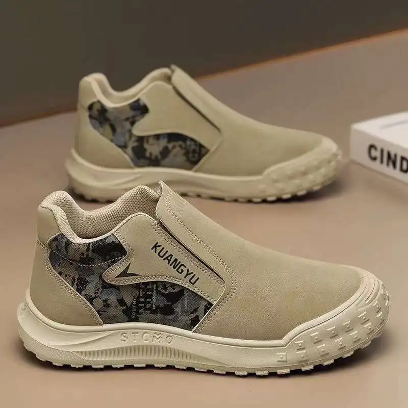Lightweight Protective Sneakers Summer Breathable Men Work Shoes Men's Anti Slip Labor Protection Shoes zapatillas hombre  tenis