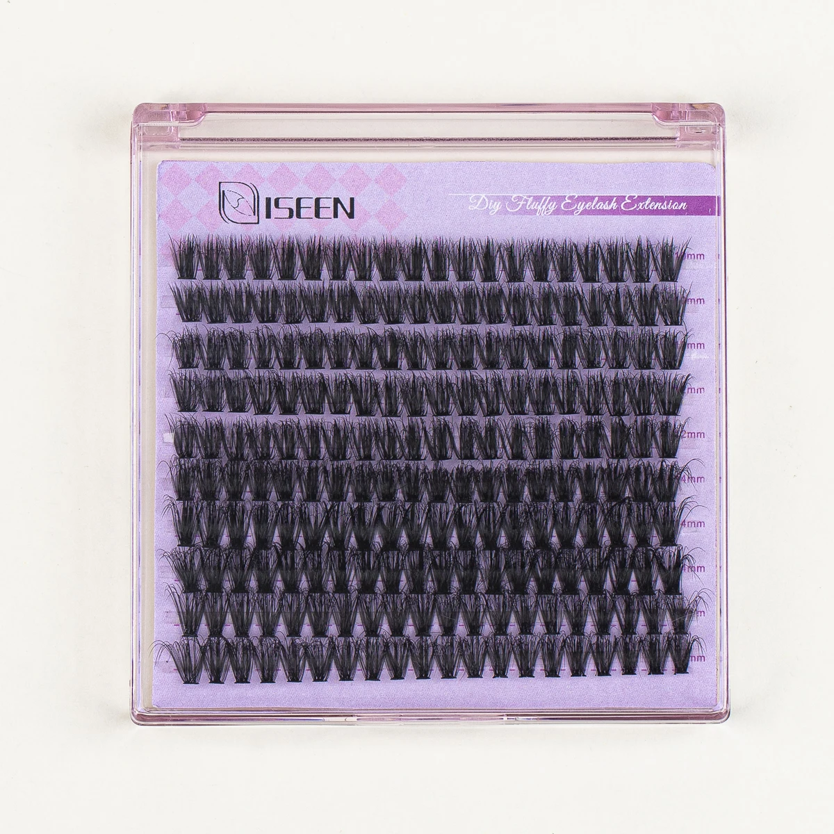 200pcs DIY Cluster Eyelash Extension 10rows Dovetail Segmented Lashes fluffy 50D/80D/100D Explosive Eyelash