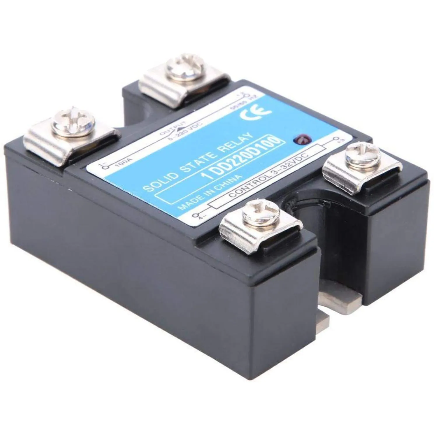 DC-DC Solid State Relay 100A Solid State Relay For SSR DC-DC Input 3-32V DC Load 5-220V DD220D100 SCR Photoelectric Composition