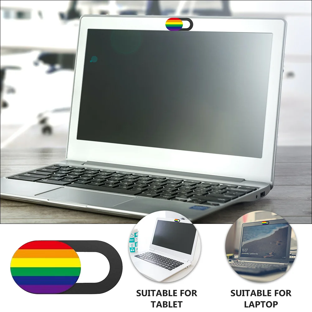 Suitable Protective Cover Set Laptop Slide Protector Abs Webcam for Computer