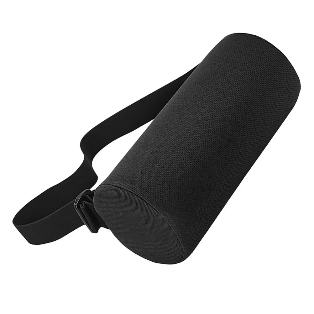 

Cylindrical Lumbar Pillow Memory Foam Adjustable Back Support For Car Office Home Neck Rest Driving Travel Pillow