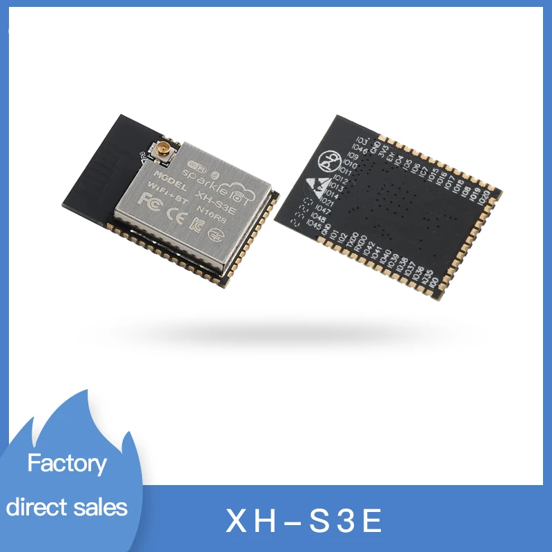 

XH-S3E Module Fully Compatible with ESP32-S3-WROOM-1 N16R8 WiFi+Bluetooth Xtensa Dual Core 32-bit LX7 Microprocessor /240 MHz