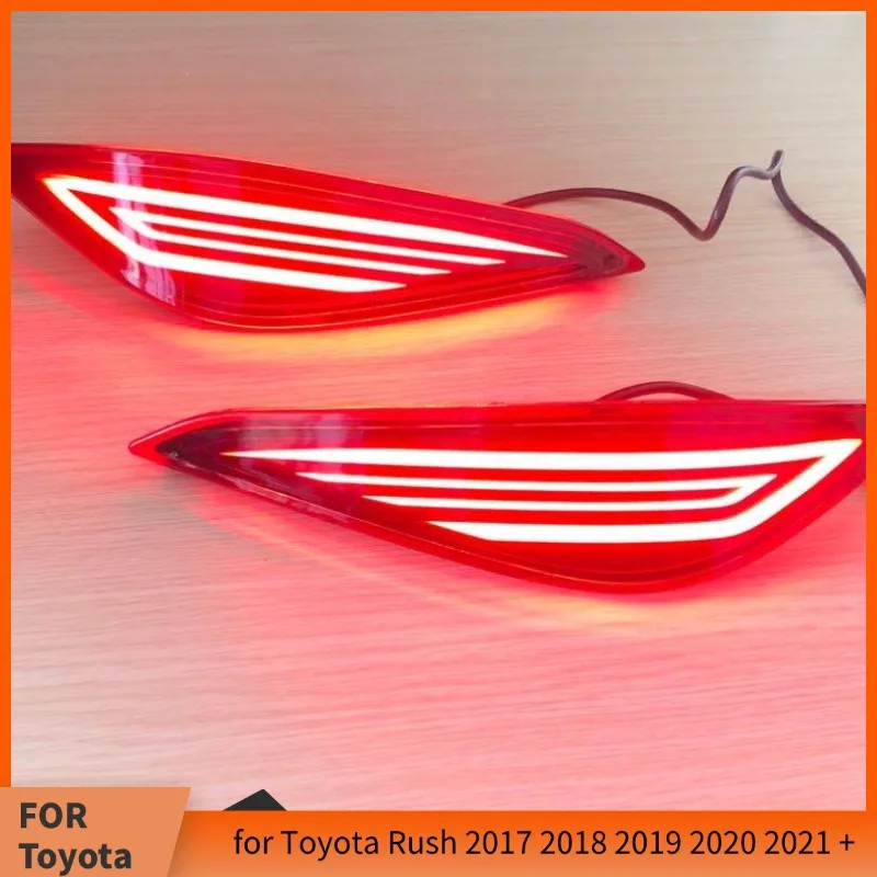 

Фонари для заднего бампера для Toyota Rush 2017, 2018, 2019, 2020, 2 шт.