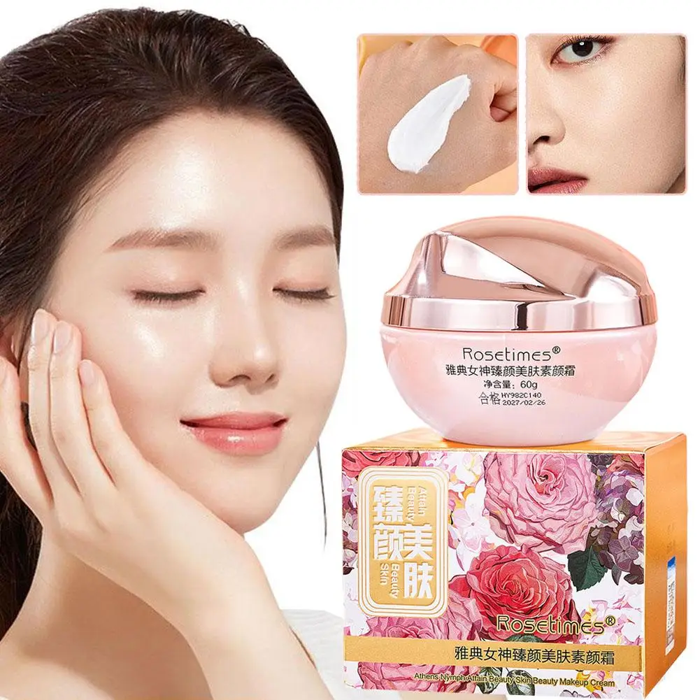 Skin Beautifying Cream Sunscreen Concealer Blemishes Coverage Spots Care Moisturizing Brightening Skin 60g Repairing Q5X8