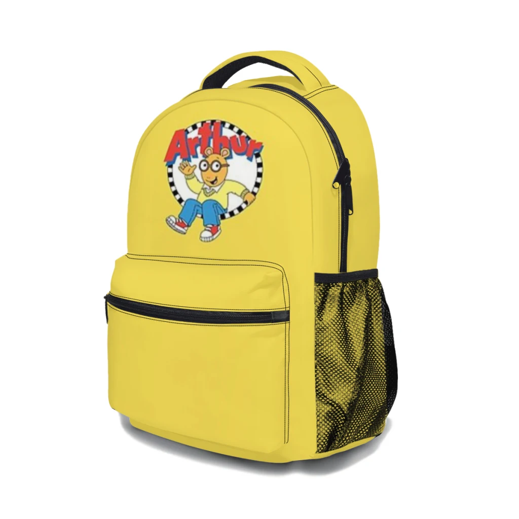 Mochila escolar de dibujos animados para niños, morral de gran capacidad para estudiantes, 17 pulgadas