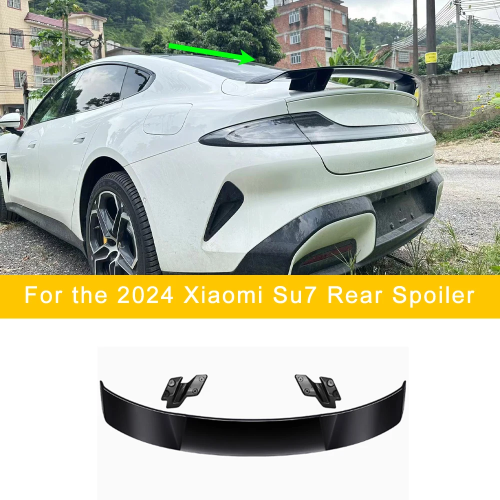 

For 2024 Xiaomi su7 Trunk Rear Spoiler with ABS material for the rear wing aerodynamic Accessories No drilling installation